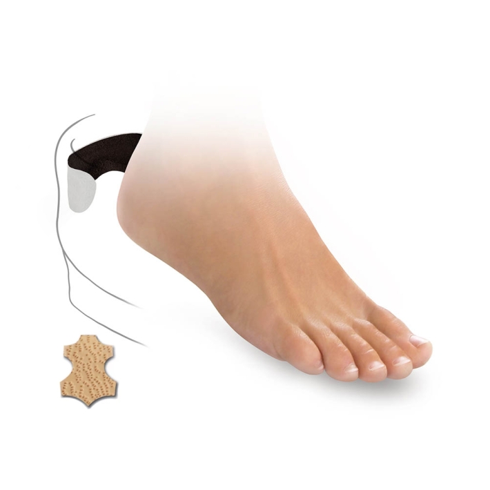 Pätičky samolepiace − čierne