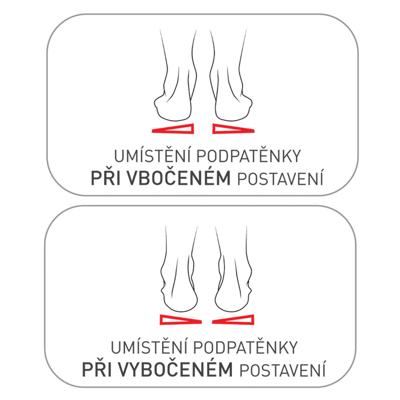 Podpatěnky asymetrické